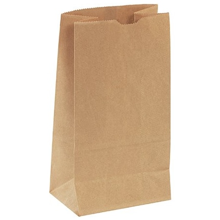 Bsc Preferred 4 3/4 x 2 5/16 x 8 9/16'' Kraft Hardware Bags, 400PK BUY00015516